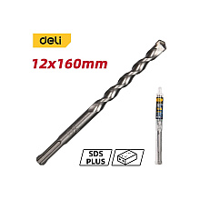 Бур по бетону Deli YS EDH-Y12160, 12x160 мм, SDS-PLUS