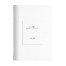 Тетрадь "Notes", A5, 48 листов, клетка, скоба сбоку, черный
