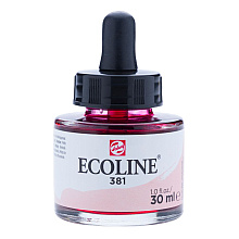 Жидкая акварель "ECOLINE", 381 красный пастельный, 30 мл