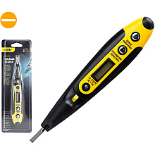 Индикаторная отвертка-тестер Deli YS EDL8005, 12-250 В, цифровая, желтый, черный