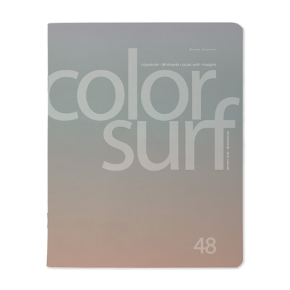 Тетрадь "Color surf", A5, 48 листов, клетка, скоба сбоку, ассорти - 2