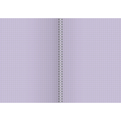 Тетрадь "Smart paper. No 3", А4, 80 листов, клетка, сиреневый - 2