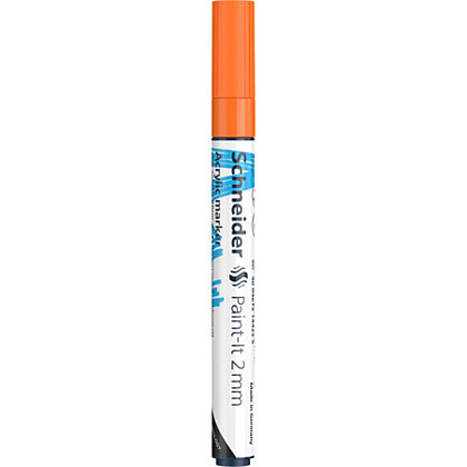 Маркер акриловый "Schneider Paint-It 310", оранжевый - 2