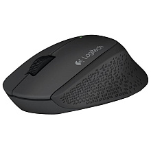 Мышь Logitech "M280 Black", беспроводная, 1000  dpi, 3 кнопки, черный