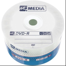 Диск DVD-R MyMedia, 4.7Gb, 16x, 50 штук