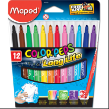 Фломастеры Maped "Color Peps", 12 шт