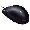 Мышь Logitech "Mouse B100", проводная, 800 dpi, 3 кнопки, черный - 2