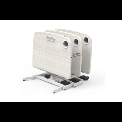 Стол Comf-Pro Coco Desk UR-83, 800х600х(540-755) мм, дуб белый - 3
