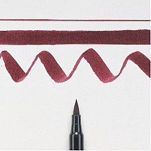 Маркер акварельный "Koi Color Brush", бургунди