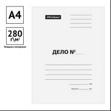 Обложка "Дело" КТ 0.4, белый