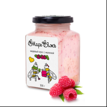 Медовый мусс "МарьЯжъ" с малиной, 300 гр 