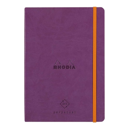 Еженедельник недатированный "Rhodiarama Perpetual", А5, 64 листа, фиолетовый