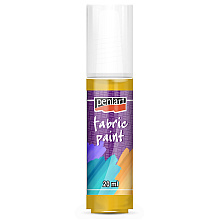 Краски для текстиля "Pentart Fabric paint", 20 мл, солнечно-желтый