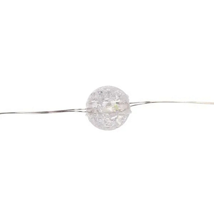 Гирлянда LED "Жемчужина" 2 м, на батарейках, 20 LED, прозрачный провод, мультиколор - 5