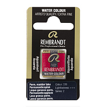 Краски акварельные "Rembrandt," 336 прочный краплак, кювета