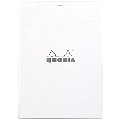 Блокнот "Rhodia",  А4, 80 листов, клетка, белый