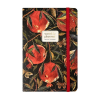 Еженедельник недатированный "Flora. Гранат", А5, 144 страниц, линованный, черный, красный - 2