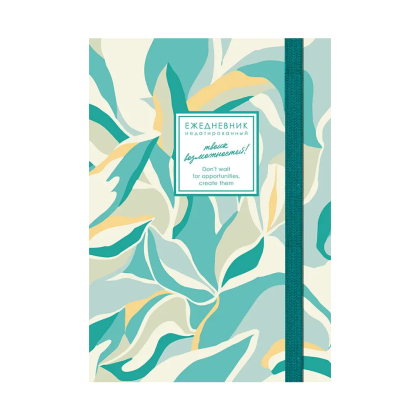 Ежедневник недатированный "Creator. Sage Green", A5, 128 листов, зеленый - 3