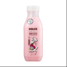 Гель-смузи для душа "DOLCE MILK", 400 мл, малина и лайм