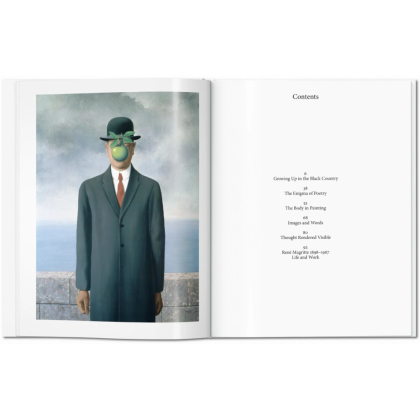 Книга на английском языке "Basic Art. Magritte"  - 2
