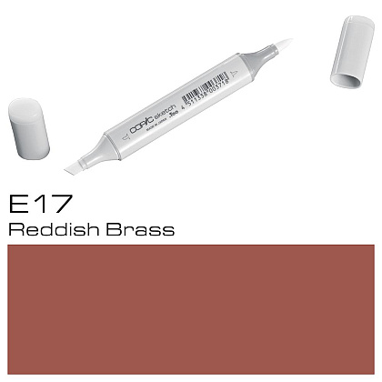 Маркер перманентный "Copic Sketch", E-17 красноватая латунь