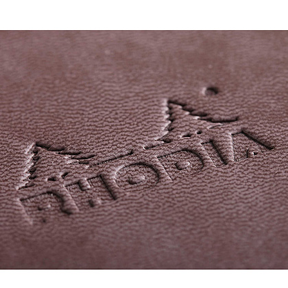 Блокнот "Rhodiarama" на резинке, A5, 96 листов, линейка, шоколадный - 3