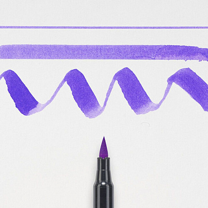 Маркер акварельный "Koi Color Brush", лавандовый - 2