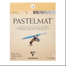 Блок-склейка для пастели "PastelMat" №1, 24x30 см, 360 г/м2, 12 листов, 4 цвета