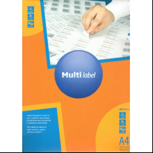 Самоклеящаяся этикетка "Multilabel", белый