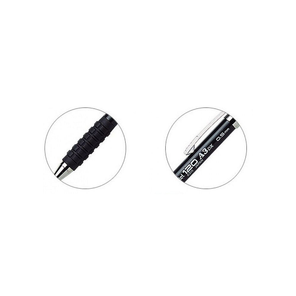 Карандаш автоматический "Pentel 120 A3", 0.5 мм, c ластиком - 2