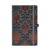 Блокнот "Copper baroqe", А5, 96 листов, черный, срез медный - 2