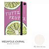 Блокнот "Megapolis Journal. Лайм", A6, 100 листов, клетка, разноцветный - 3