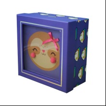 Коробка подарочная "Cute sloth", 17х17х8 см