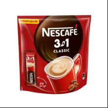 Кофейный напиток "Nescafe" 3в1, растворимый, 20 шт./упак.