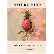 Тетрадь "Jane. Nature Mind", А4, 120 листов, клетка, на кольцах, бежевый
