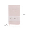 Блокнот Miquelrius "Autumn Leaves Pink", А5, 96 листов, в точку, розовый - 4