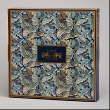 Набор тарелок фарфоровых "Art collection", 25.5 см, 2 штуки, белый, синий