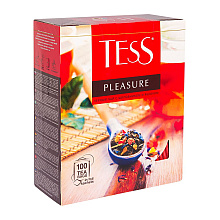Чай "Tess" Pleasure, 100 пакетиковx1.5 г, черный