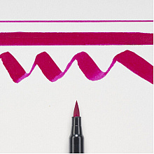 Маркер акварельный "Koi Color Brush", бордо