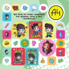 Книга "Super A4. Зацени крутые стикеры!" - 2
