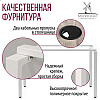 Стол письменный Millwood Лофт Сиэтл (ДТ-5), 1300х700 мм, бетон, белый - 6