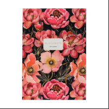 Блокнот "Flora. Pink Blossom", A4, 80 листов, клетка, розовый