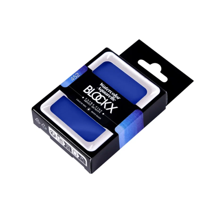 Краски акварельные "Blockx. Giant pan", 452 кобальт голубой, 18 мл., кювета - 2