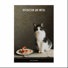 Скетчбук "Креветки для музы", Алеся Скоробогатая, 13х21 см, 140 г/м2, 80 листов, красный            