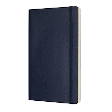 Блокнот "Classic Soft Large", А5, 96 листов, линейка, синий сапфир
