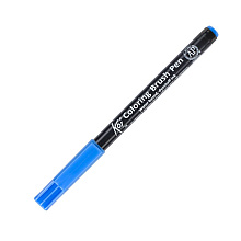Маркер акварельный "Koi Color Brush", синий стальной