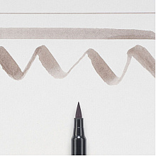 Маркер акварельный "Koi Color Brush", теплый серый