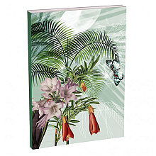 Блокнот "Jungle harmony", А5, 80 листов, линейка, ассорти