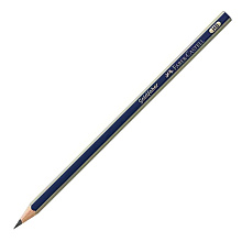 Карандаш простой "Faber-Castell 1221" HB, без ластика, синий