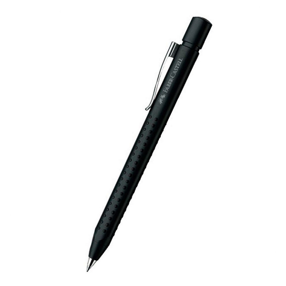 Ручка шариковая автоматическая "Faber-Castell Grip 2011", 0.7 мм, черный, стерж. синий - 2